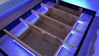 Queen Size DIY Floating Bed Frame [upl. by On]