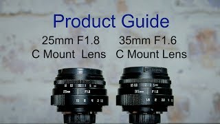 C mount prime lens Product Guide [upl. by Debby19]