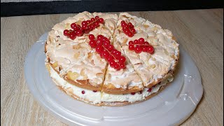 JohannisbeerBaiserTorte mit Mascarponecreme [upl. by Opalina]