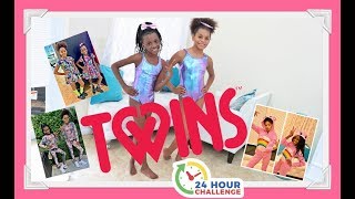 TWINS FOR 24 HOURS CHALLENGE [upl. by Richers]