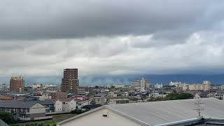 Unique Cloud Boundary Nimbostratus Clouds and Precipitation Over Suzuka Mountains [upl. by Ennairam]