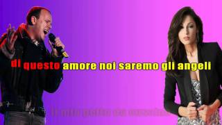 Gigi DAlessio amp Anna Tatangelo Un nuovo bacio KARAOKE con Voce Anna [upl. by Samot]