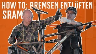 How to Bremsen entlüften  SRAM [upl. by Ketchan]