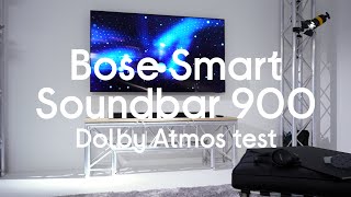 Bose Smart Soundbar 900 Dolby Atmos test  Hands On [upl. by Llirrehs]