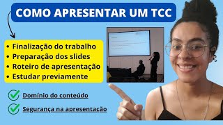 Como apresentar um TCC  Confira Aqui [upl. by Haleelahk210]