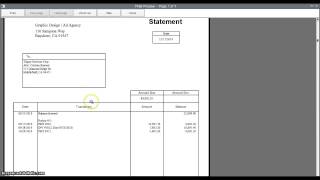 Creating Customer Statements in Quickbooks [upl. by Deeas]