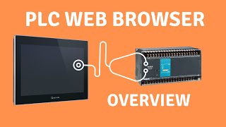 How to view a PLCs web interface on a Weintek HMI [upl. by Eznyl]