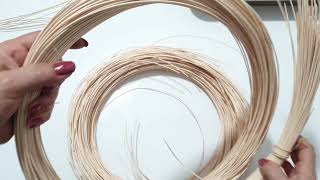 Rattan Sepet Yapımı  Rattan CraftBasic How to make Round Basket Part1 [upl. by Lechner]