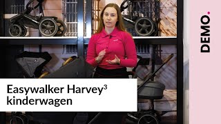 Easywalker Harvey 3 kinderwagen  Demo [upl. by Aylward]