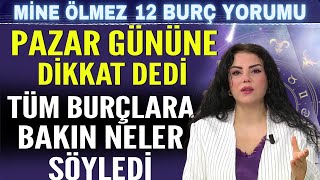 PAZAR GÜNÜNE DİKKAT DEDİ TÜM BURÇLARA BAKIN NELER SÖYLEDİ [upl. by Sudnac]