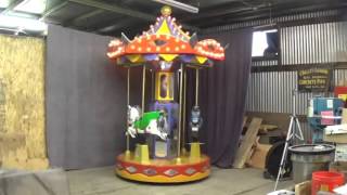 Funriders Classic 3 Horse Carousel [upl. by Nnylacissej]