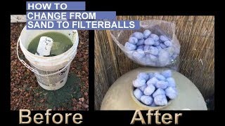 How To Change From Sand to FilterBalls [upl. by Shawna]