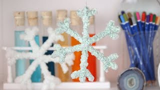 Grow Your Own Giant Crystal Snowflake  Marthaandfiggy [upl. by Holbrooke]