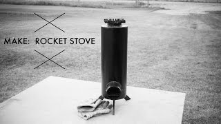 Making a Rocket Stove [upl. by Bocaj956]