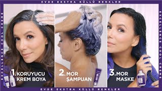 Evde Ekstra Küllü Saç Boyama  LOréal Paris Excellence Cool Creme [upl. by Jeremiah769]