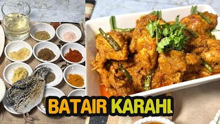 Batair Masala Karahi Recipe  Secret Quail Recipe  Chef Ariz Recipes [upl. by Frum536]