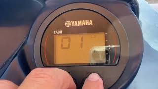 How to reset the maintenance interval on a Yamaha Outboard [upl. by Adnalra]