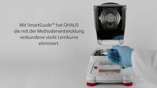 OHAUS MB120 SmartGuide DE [upl. by Enyrhtak]