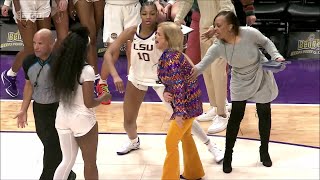 😲 Angel Reese HOLDS BACK Kim Mulkey From Refs After EJECTION While Up 41pts  7 LSU Tigers vs NSU [upl. by Kitarp557]