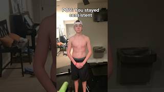 Consistency is Key🗣️ motivation transformation consistency workout short [upl. by Showker989]