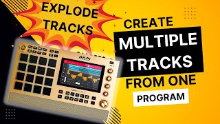 Mpc live 2  How to explode trackscreate multiple tracks with one program STAND ALONE [upl. by Enelrahc504]