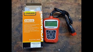 Konnwei KW310 OBD OBD2 Code Reader Scanner Test Review [upl. by Nnaeilsel]