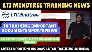 LTI Mindtree training process documents Lti Mindtree onboarding update news [upl. by Crellen]