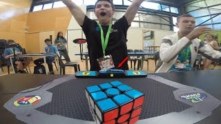 Rubiks Cube World Record 473 Feliks Zemdegs Slow Motion [upl. by Anicart]