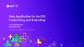 Web AppBuilder for ArcGIS Customizing and Extending [upl. by Almeria365]