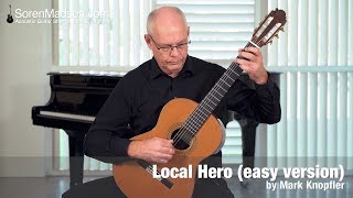 Local Hero  Going Home easy version by Mark Knopfler  Danish Guitar Performance  Soren Madsen [upl. by Senecal]