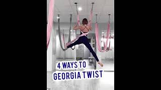 Four ways to Georgia twist cross back straddle [upl. by Fonsie]