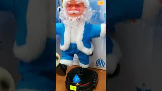 Marseille FC blue suit football Santa [upl. by Bussey]