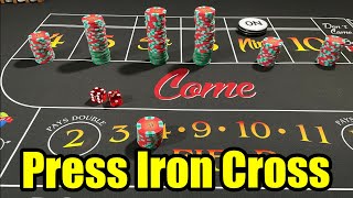 How to Press and Win with the Iron Cross Craps Strategy [upl. by Adaval]