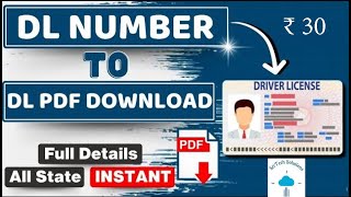 Driving Licence download online  DL Download tamil  DL Number To DL PDF Instant  SriTech [upl. by Tiny234]