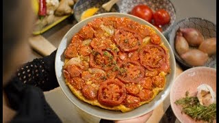 Tomaten tarte tatin [upl. by Novak]