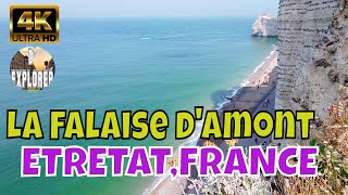 🇫🇷ETRETATFRANCE》La Falaise dAmont 2020 【4K】SUMMER in NORMANDIE [upl. by Allenad190]