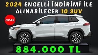 Engelli İndirimi Ötv Muafiyeti ile Alınabilecek 10 Suv [upl. by Aileahcim]