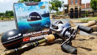 The Deeper Pro Fish Finder  Wireless Smart Sonar Product Review  DALLMYD [upl. by Edwina]