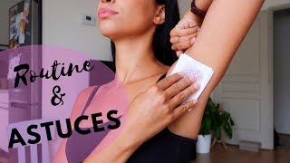 ROUTINE EPILATION A LA CIRE JAMBES MAILLOT AISSELLES [upl. by Dee106]