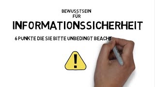 Schulung für InformationssicherheitsBewusstsein im Unternehmen  die 6 wichtigsten Punkte [upl. by Colin]