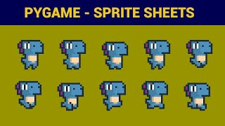 PyGame Beginner Tutorial in Python  Loading Spritesheets [upl. by Domini]