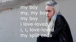 Billie Eilish  My Boy Lyrics [upl. by Bracci638]