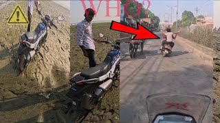 New Bike Fas Gai 🙄viralvideo trending motovlogger [upl. by Oca]