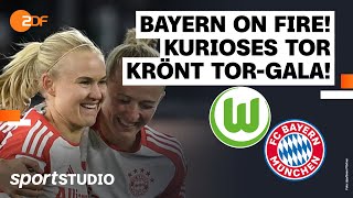 VfL Wolfsburg – FC Bayern München  FrauenBundesliga 17 Spieltag Saison 202324  sportstudio [upl. by Osman]