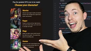 23 How To Create A Game Using JavaScript  Part 1  Setup HTML amp JavaScript  JavaScript Tutorial [upl. by Lemmueu265]