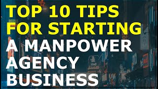 How to Start a Manpower Agency Business  Free Manpower Agency Business Plan Template Included [upl. by Tindall515]