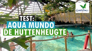 AQUA MUNDO ZWEMBAD 🏊🌴 CENTER PARCS DE HUTTENHEUGTE 💚 PARKVAKANTIES [upl. by Cirdec787]