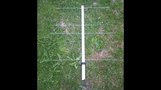 A Homebrew Four Element 2 Metre Portable Yagi Antenna [upl. by Fortunio452]