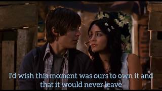 High School Musical 3  Right Here Right Now  Reprise Lyrics Video [upl. by Yraht]