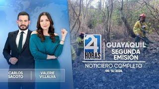 Noticiero de Guayaquil Segunda Emisión 05122024 [upl. by Aihsat]